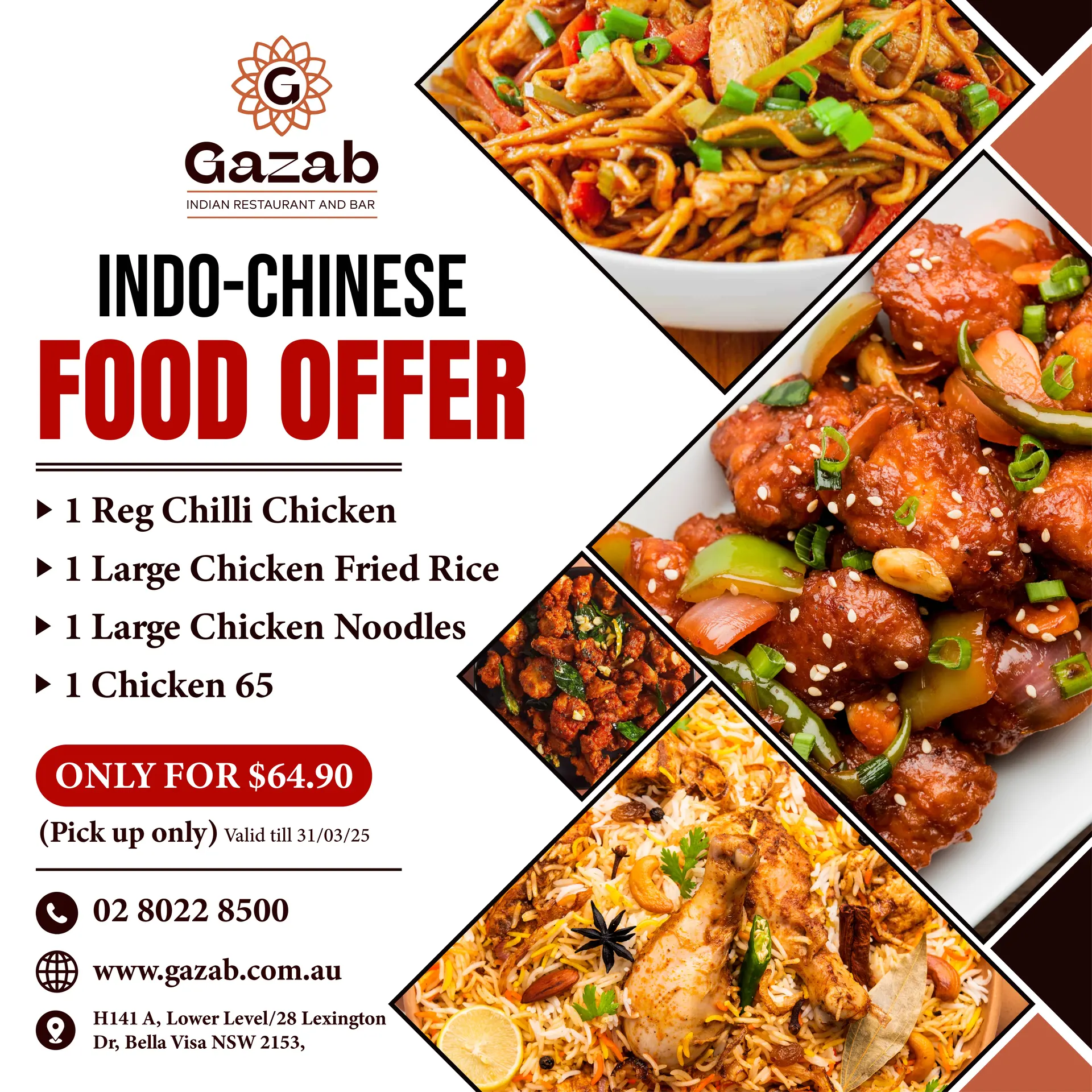 Indo Chinese Food Offer
